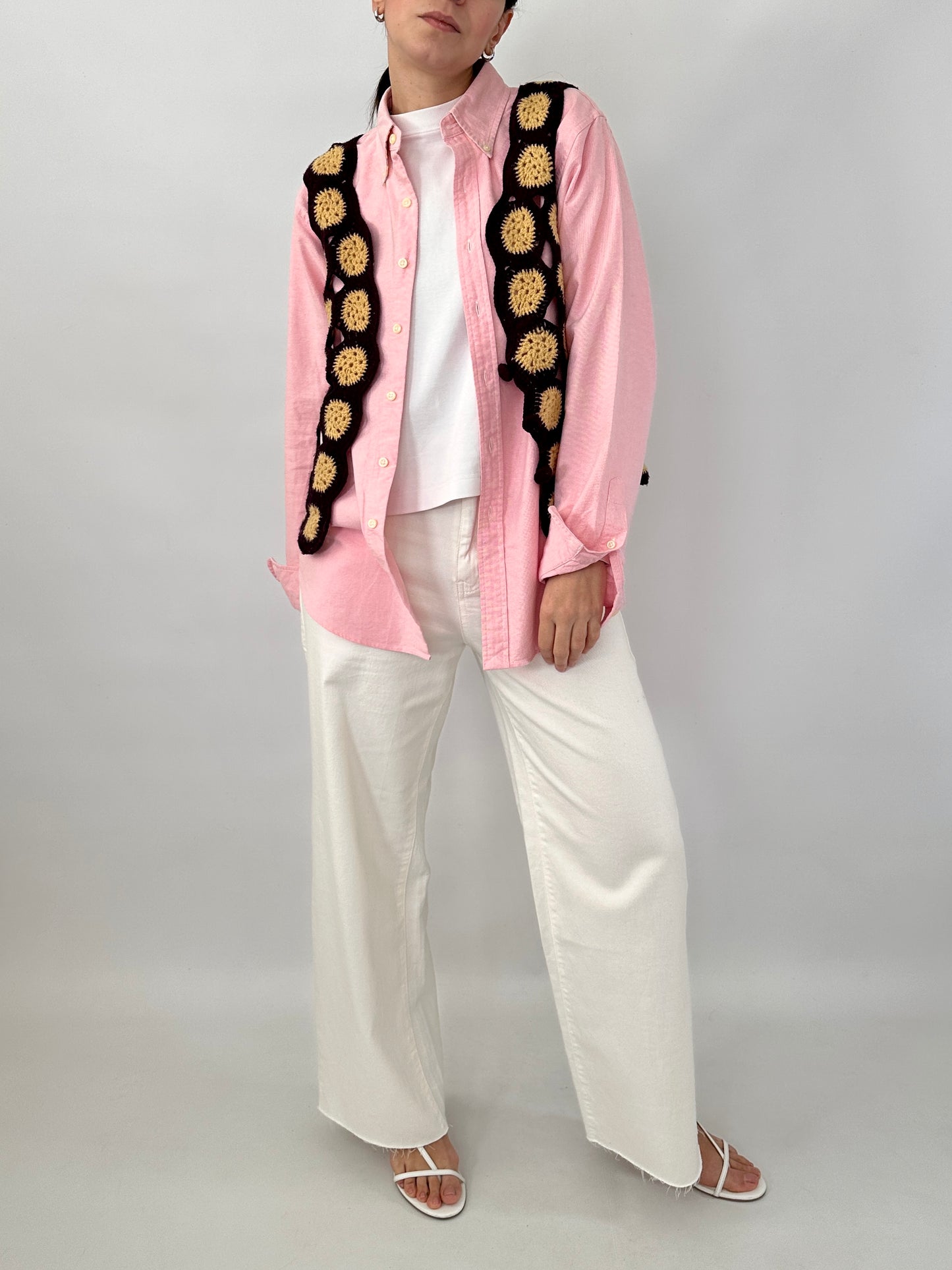 Handmade crochet vest