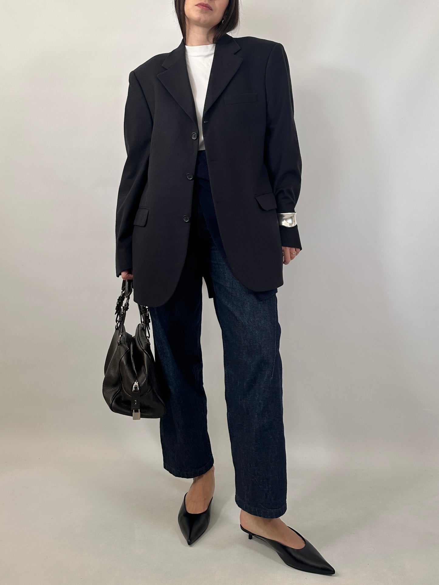 Tailored Cashmere Blend Blazer