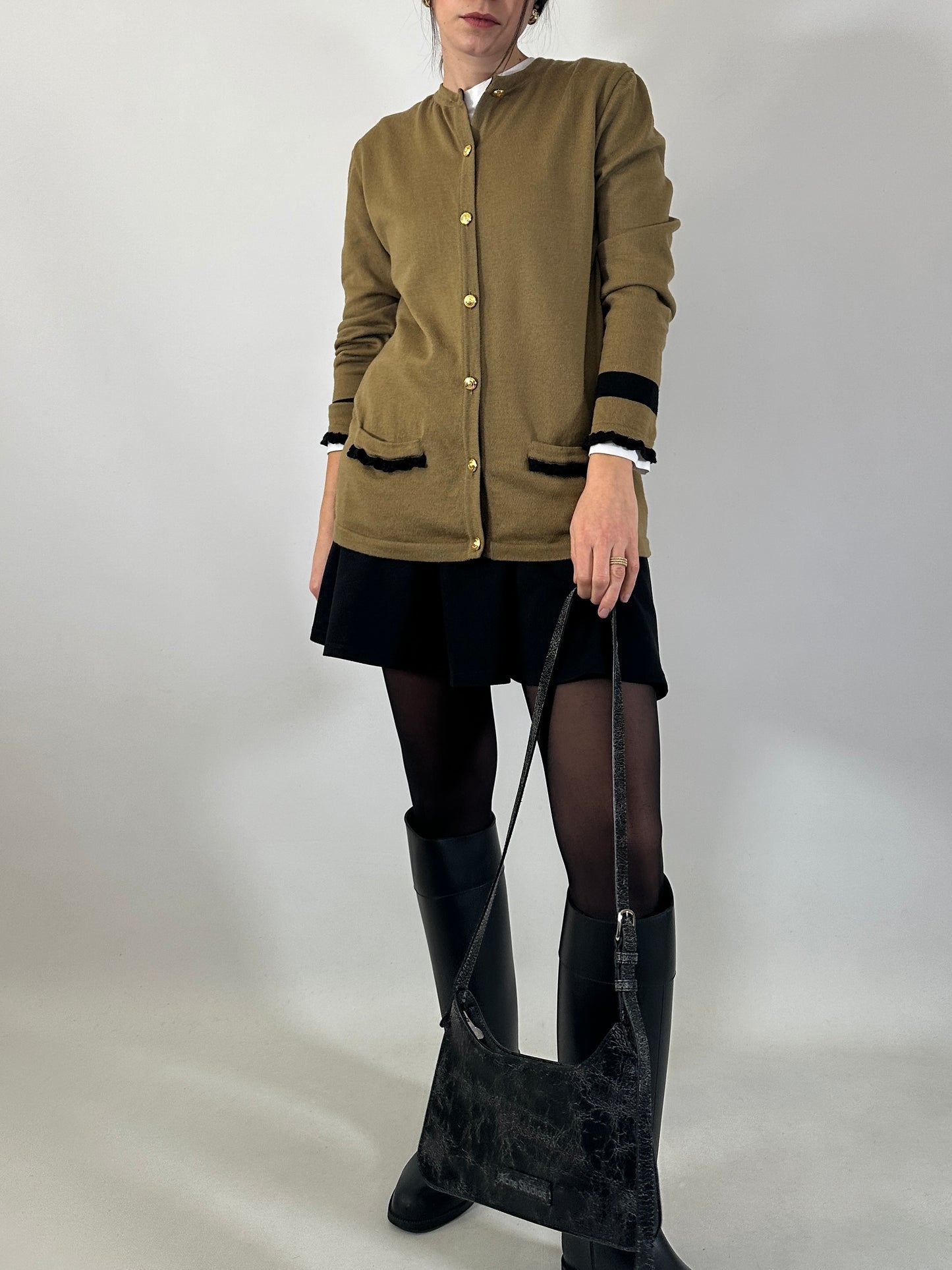 Vintage Roccobarocco merino cardigan - new with tag