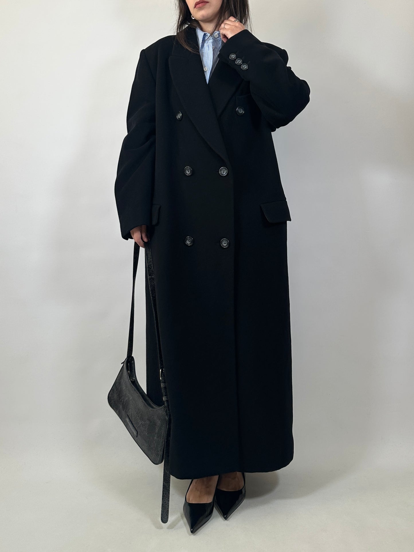 Vintage Extra Long Wool&Cashmere Coat