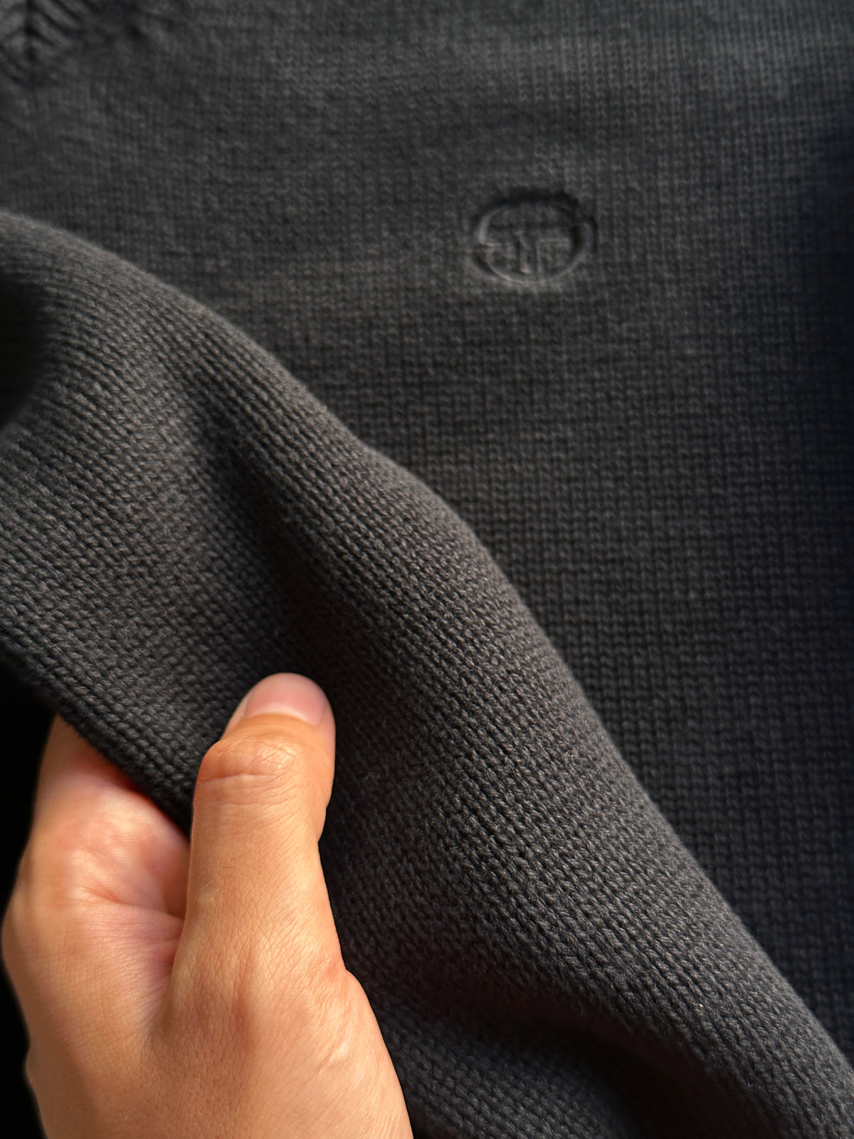 100% Cotton V-Neck Sweater