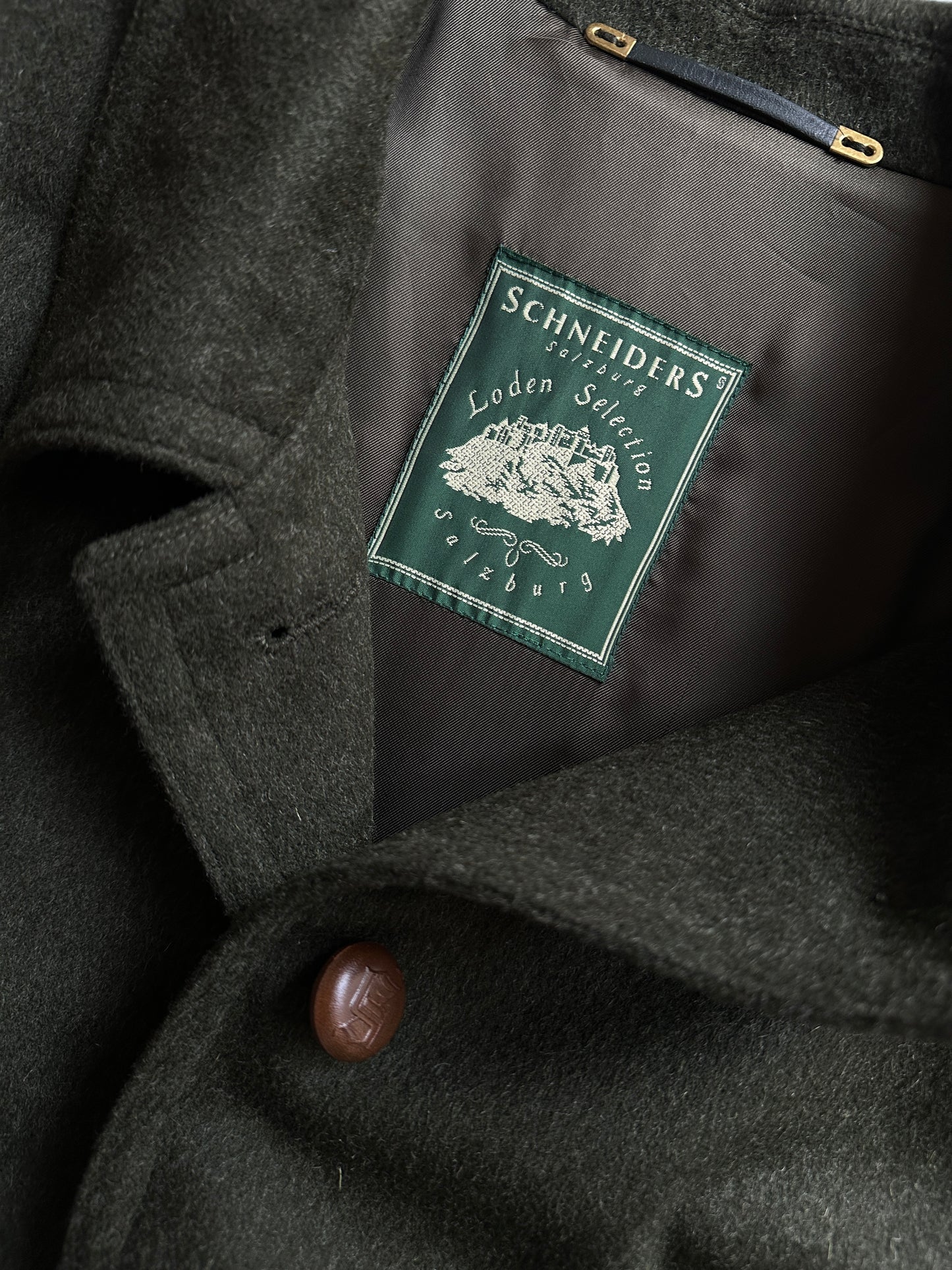 Original Green Loden Wool&Alpaca Coat