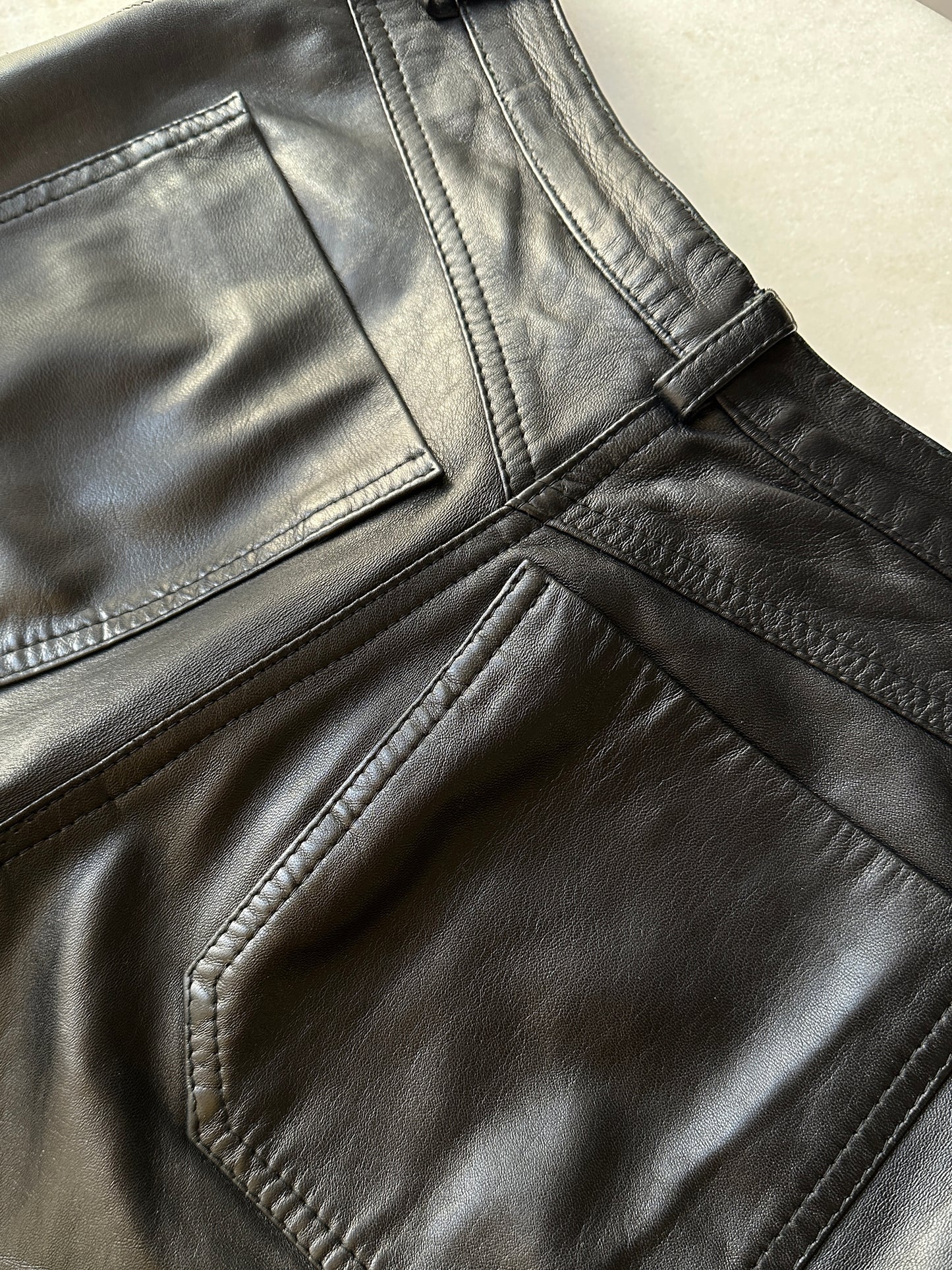 Gianfranco Ferré soft lambskin trousers