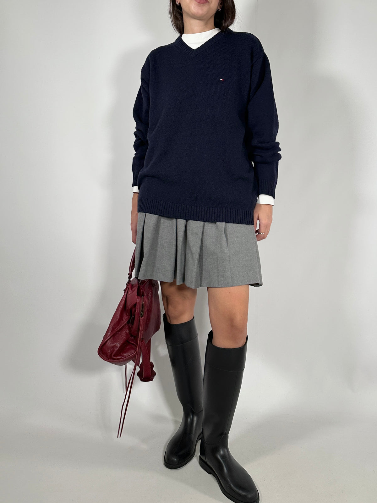 Tommy Hilfiger V-Neck Lambswool Sweater