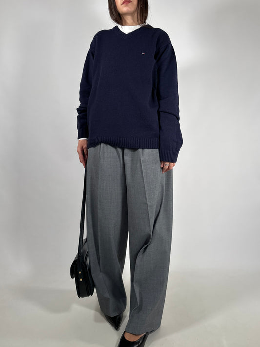 Tommy Hilfiger V-Neck Lambswool Sweater