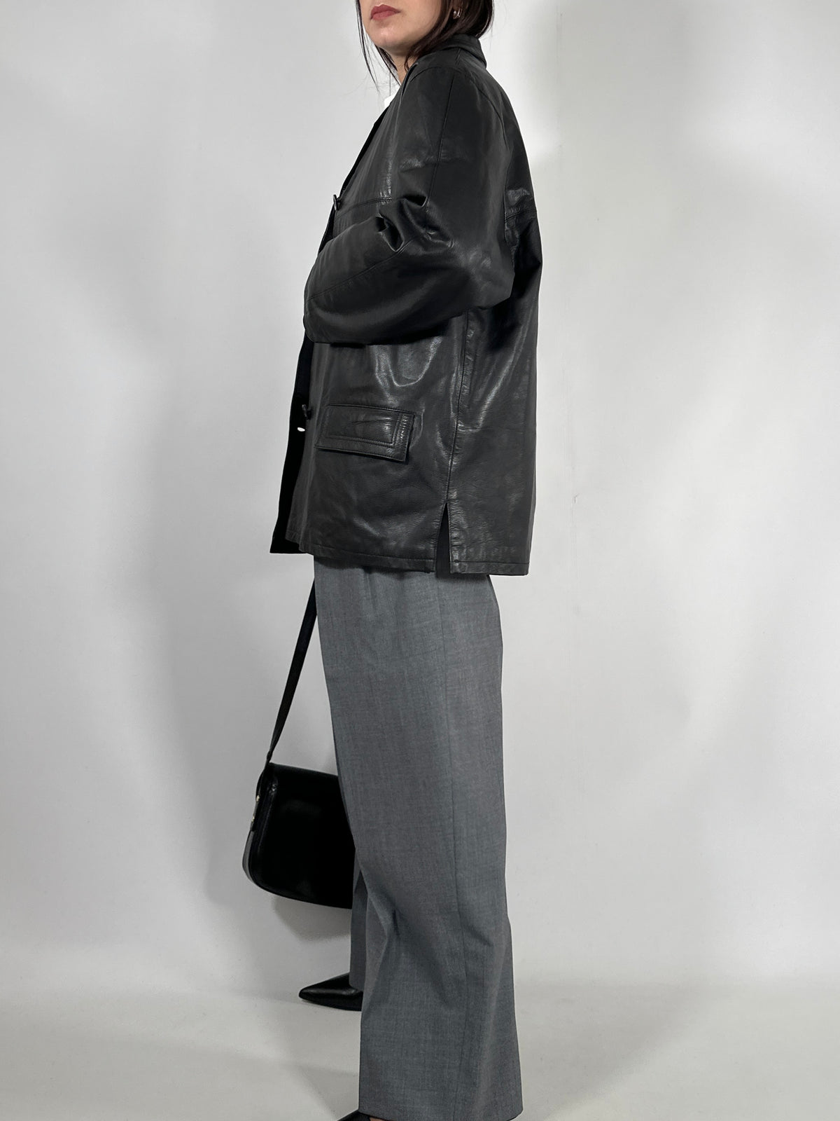 Black Leather Classic Jacket