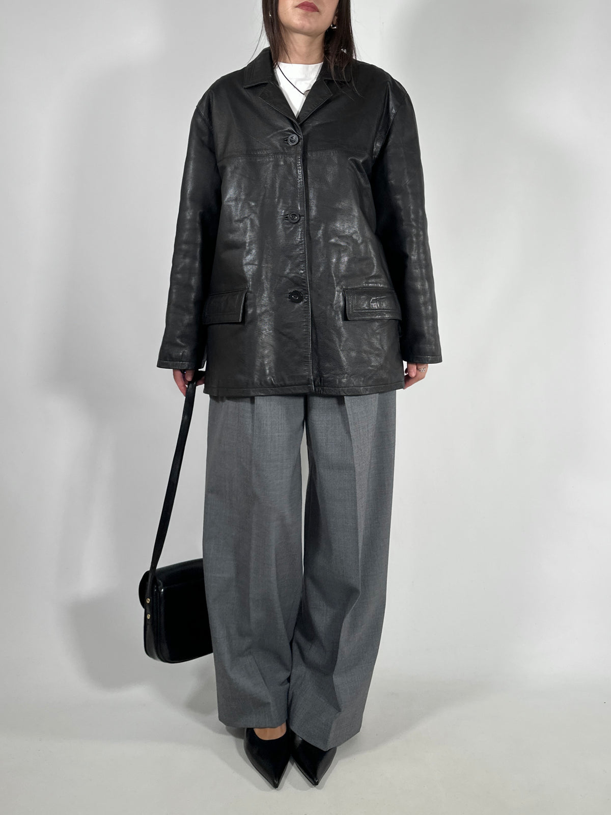 Black Leather Classic Jacket
