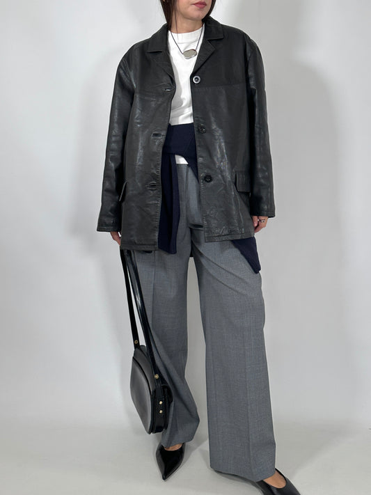 Black Leather Classic Jacket