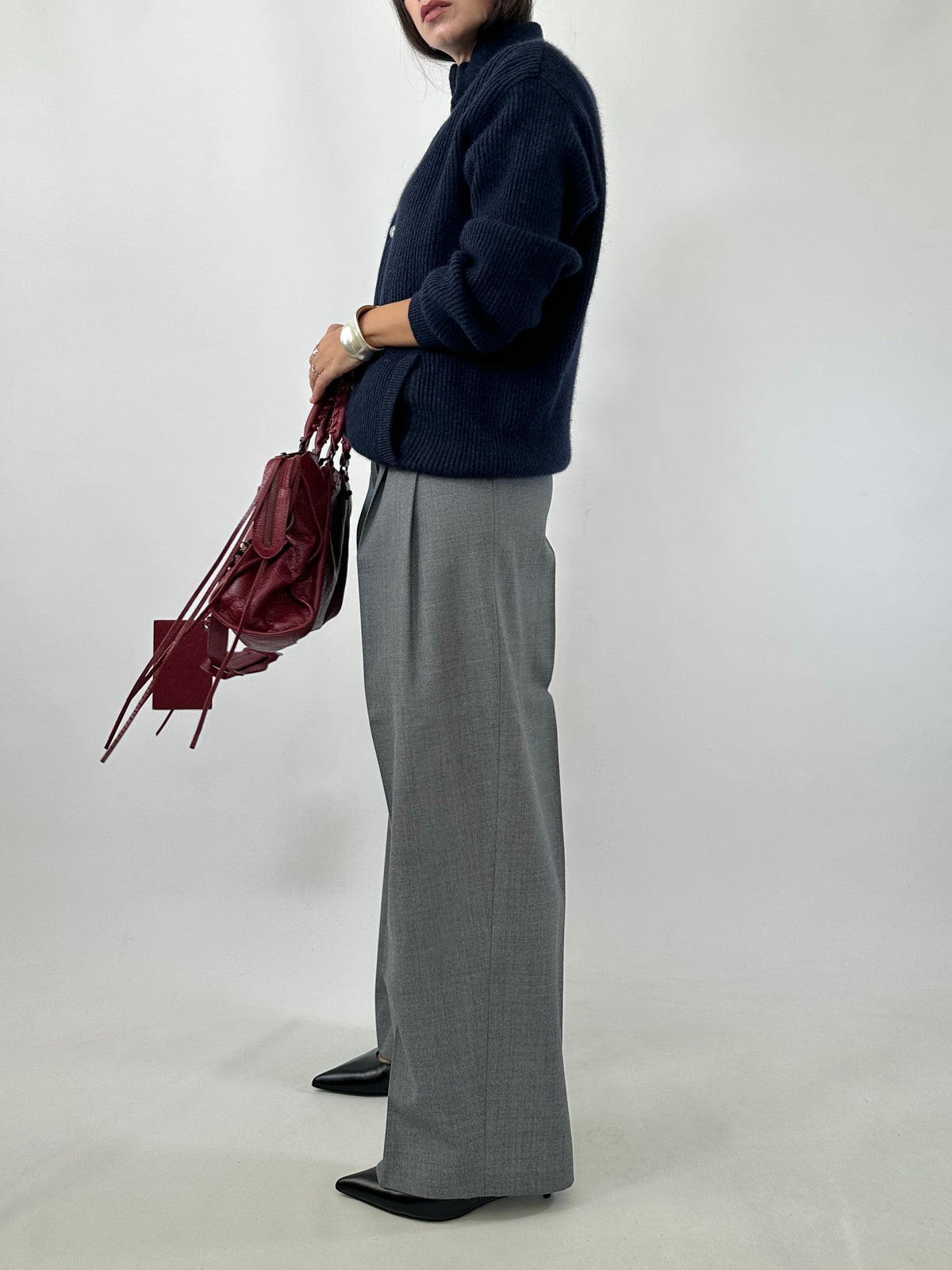 Merino and Angora Knit Bomber