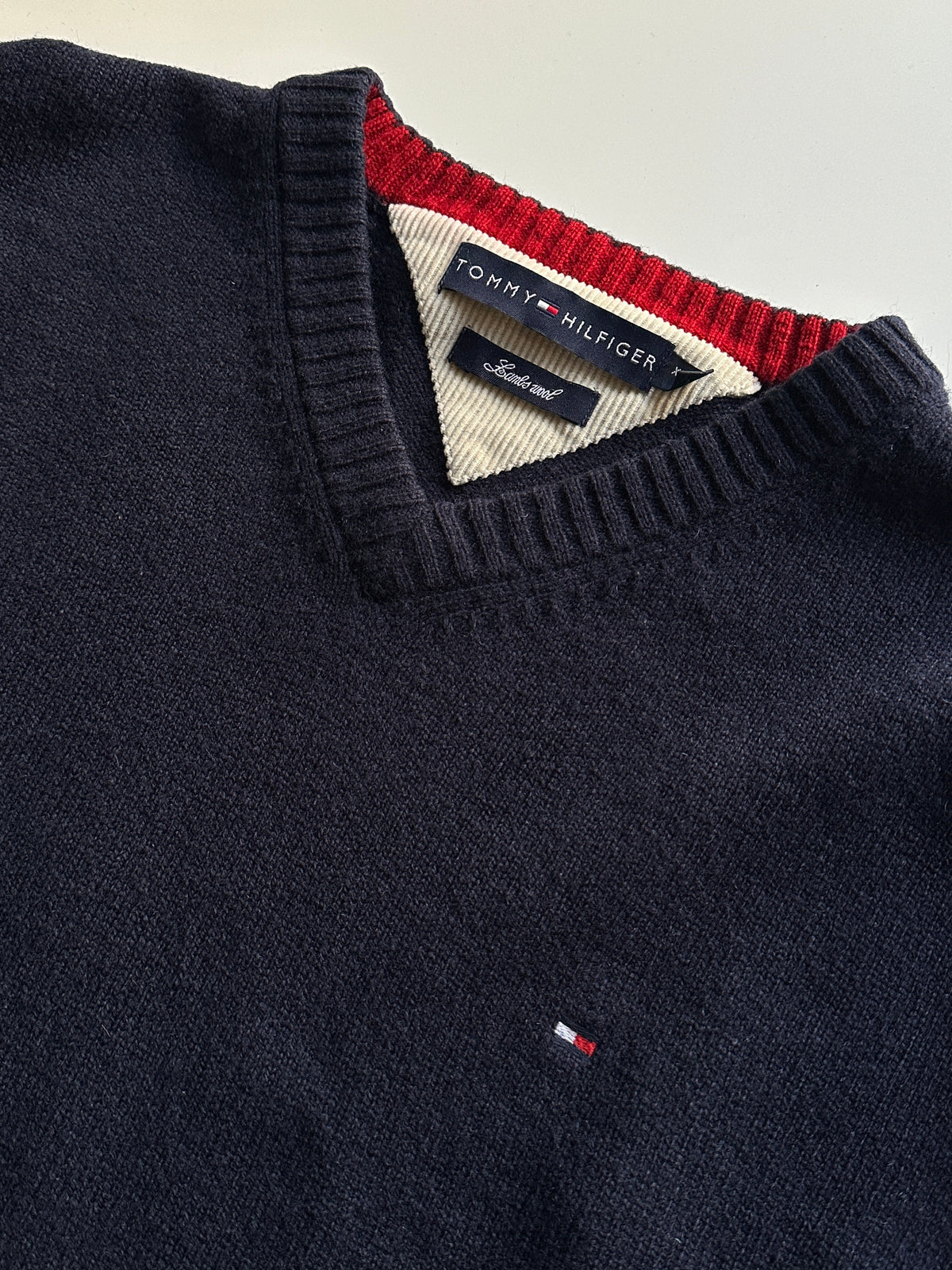 Tommy Hilfiger V-Neck Lambswool Sweater