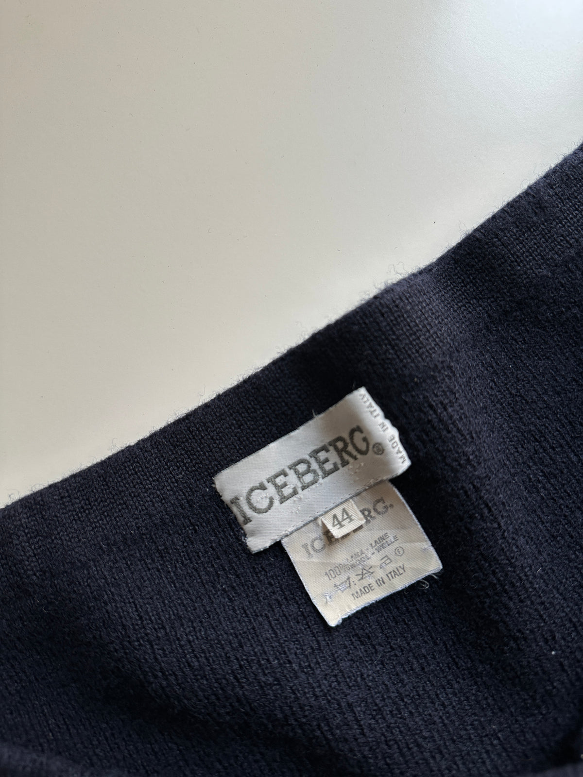 Iceberg Wool Flared Skirt