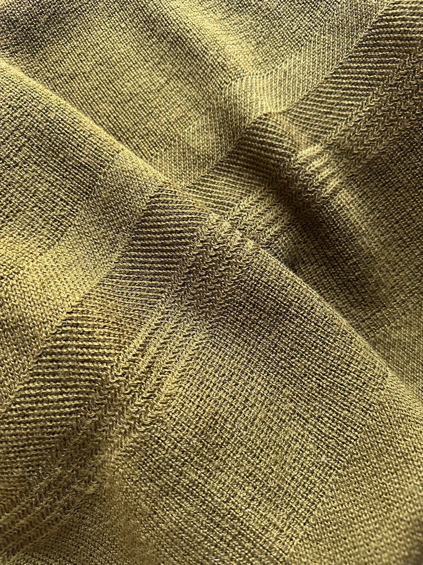 Virgin wool olive green vintage sweater