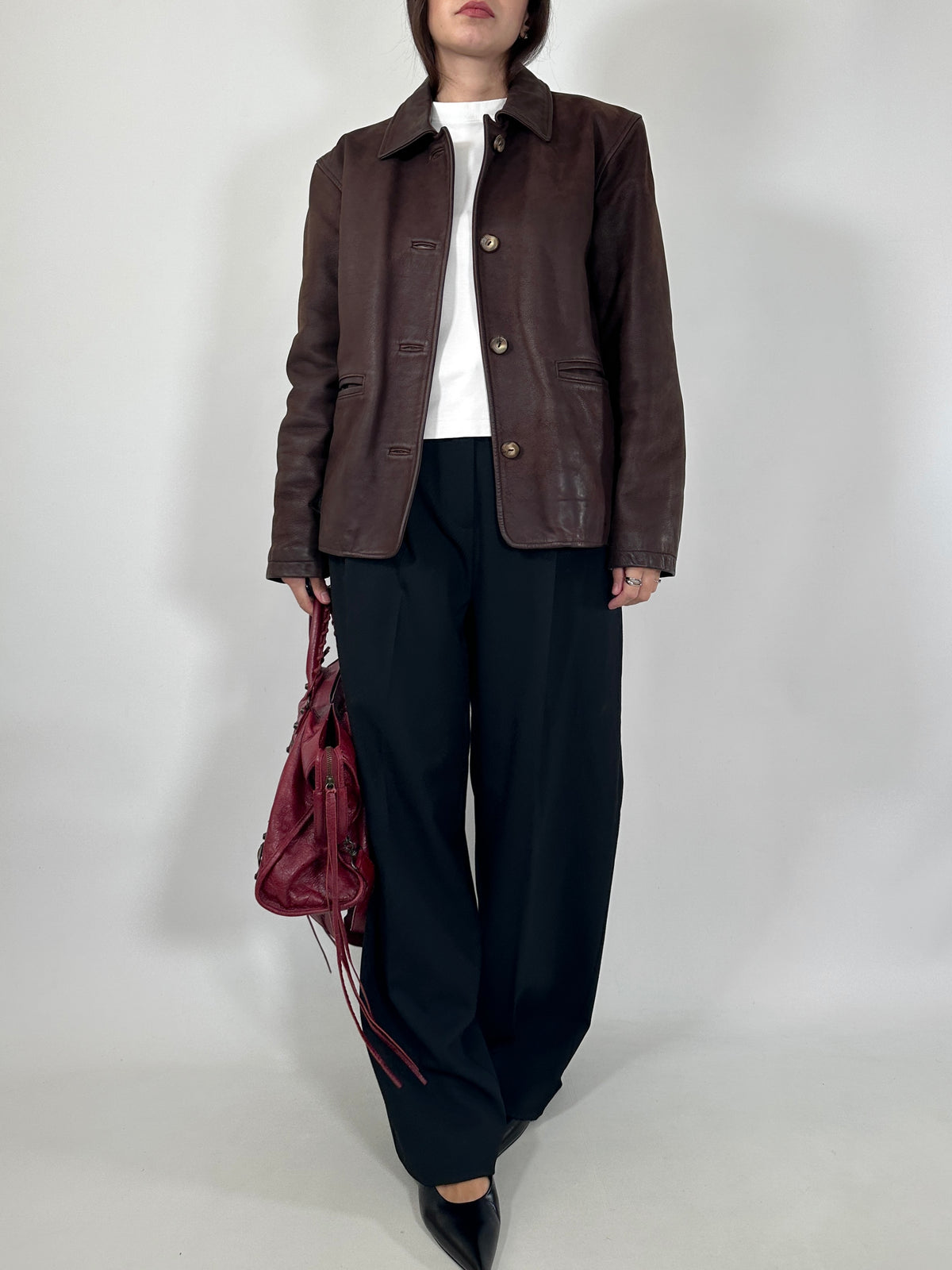 Bomboogie Nabuck Leather Jacket