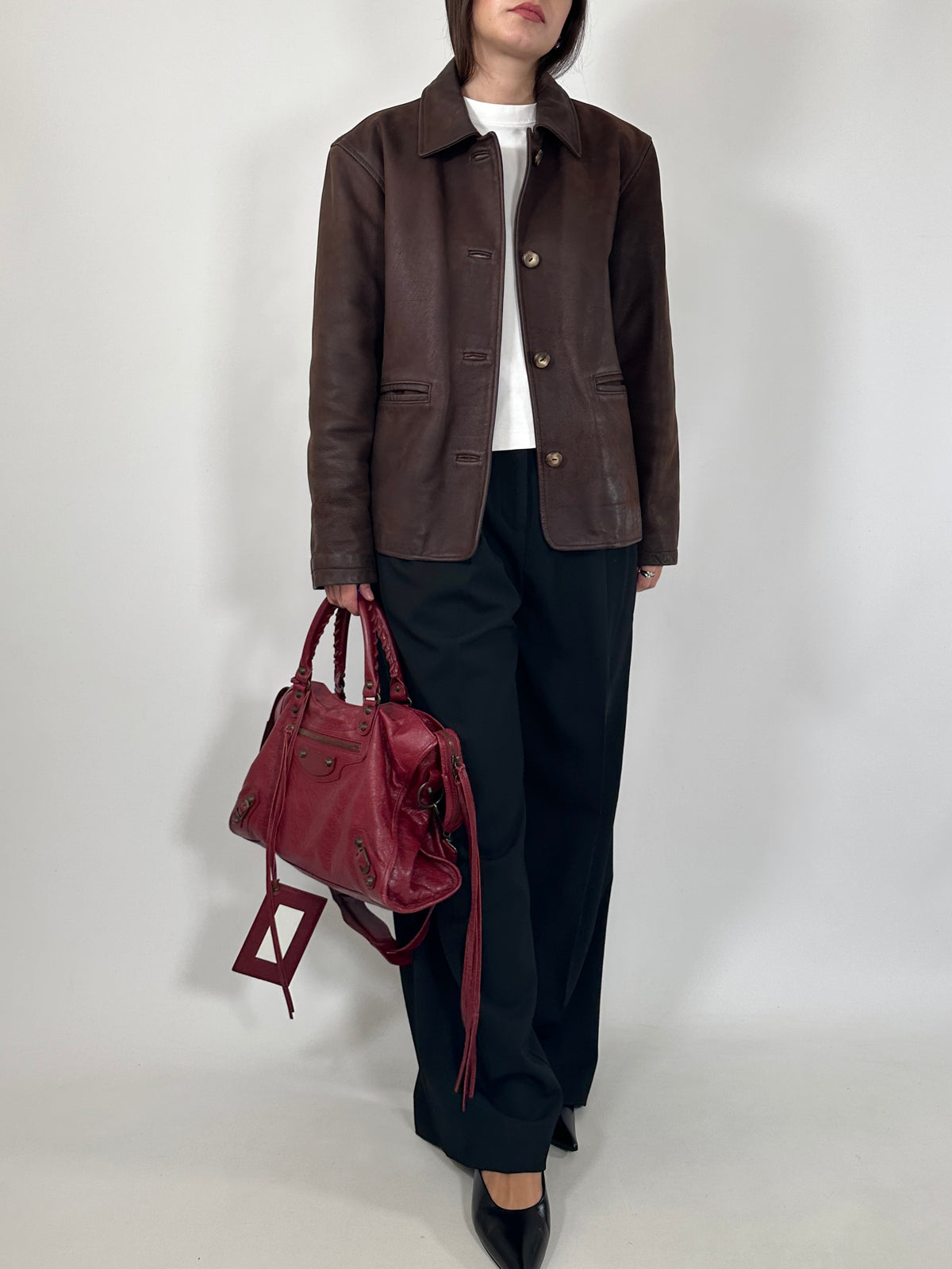 Bomboogie Nabuck Leather Jacket