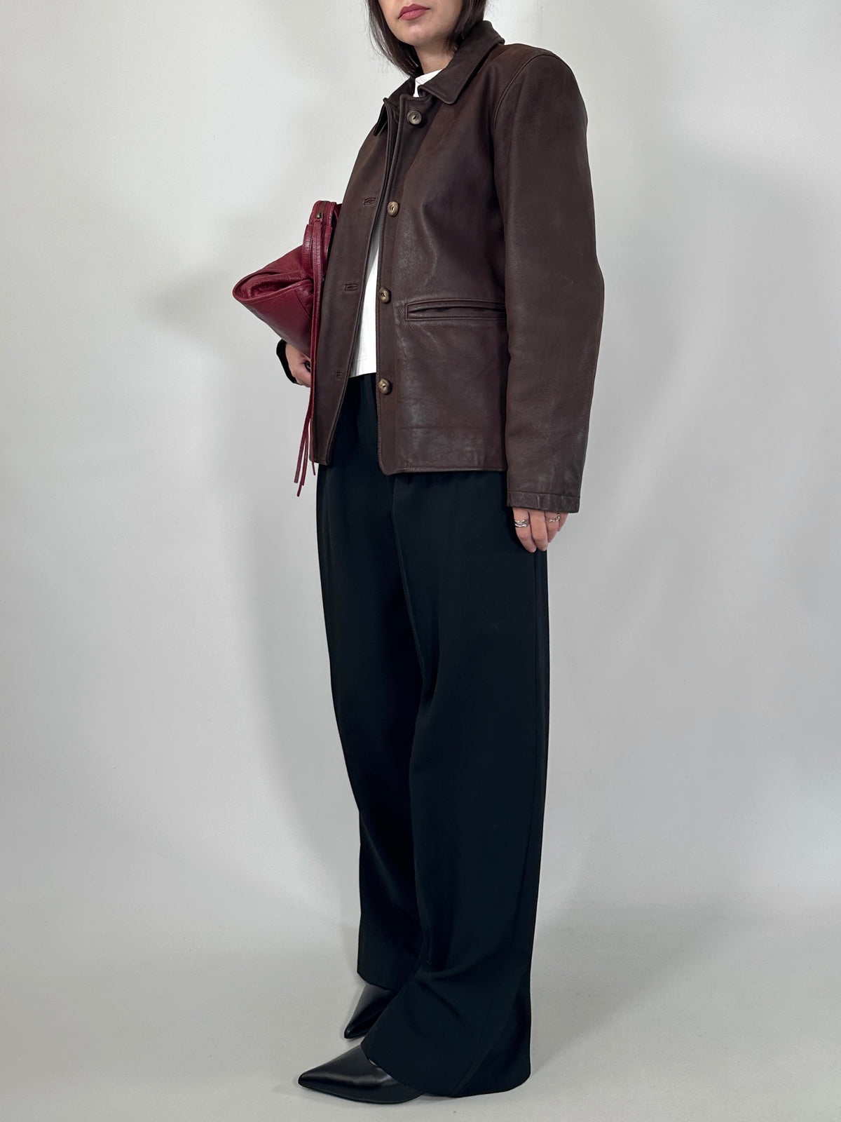 Bomboogie Nabuck Leather Jacket