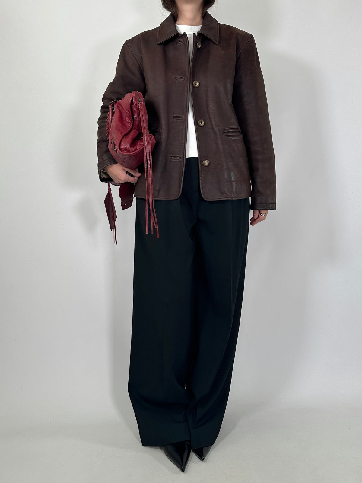Bomboogie Nabuck Leather Jacket