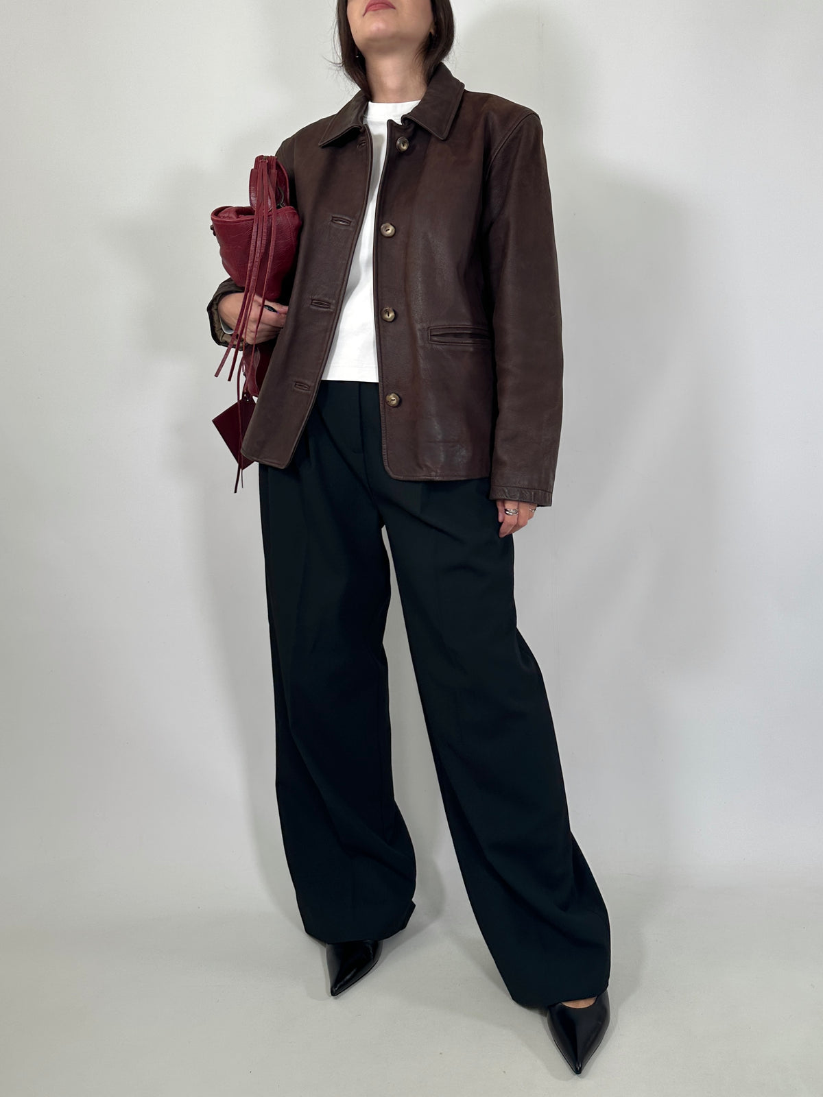 Bomboogie Nabuck Leather Jacket
