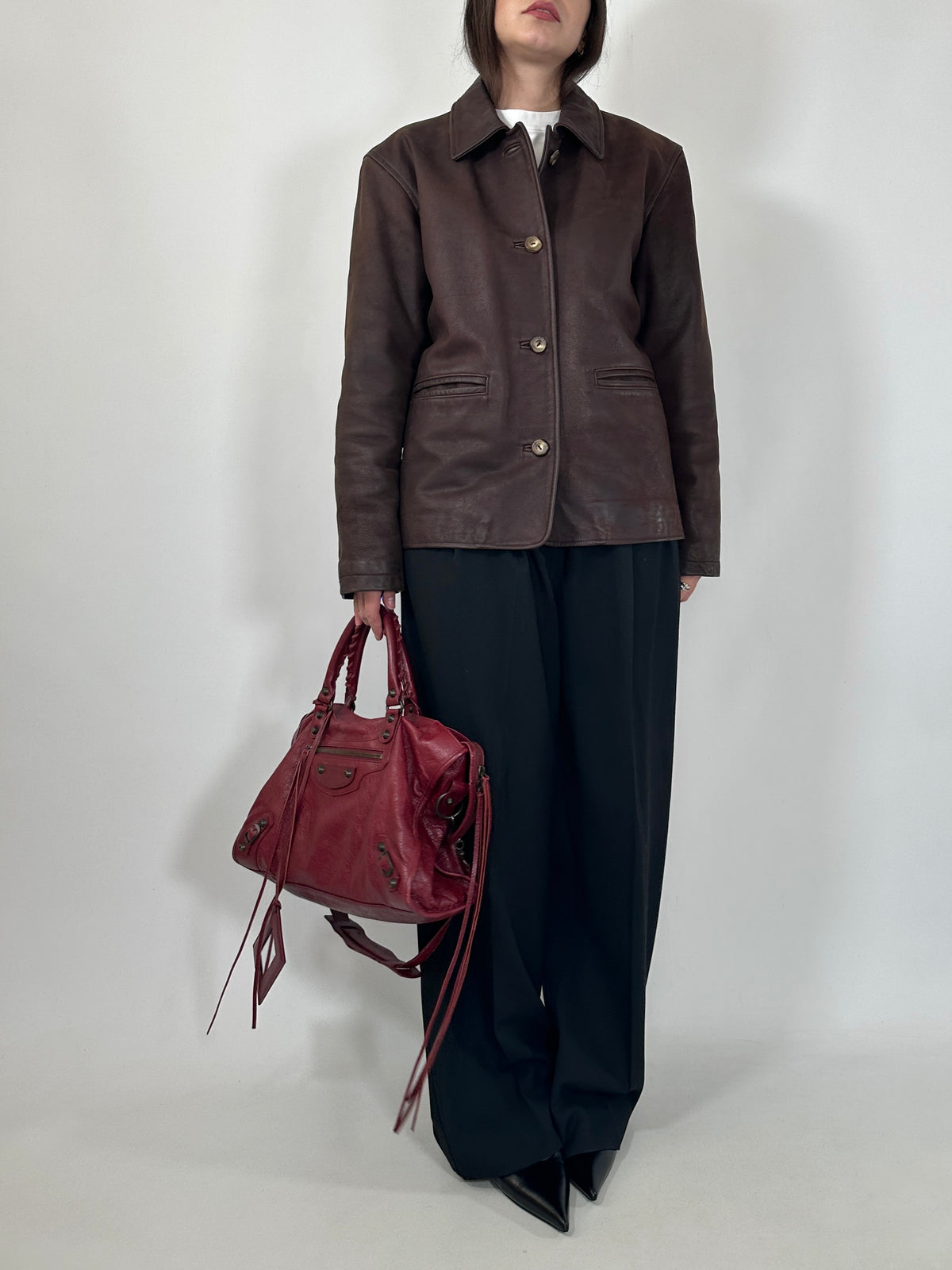 Bomboogie Nabuck Leather Jacket