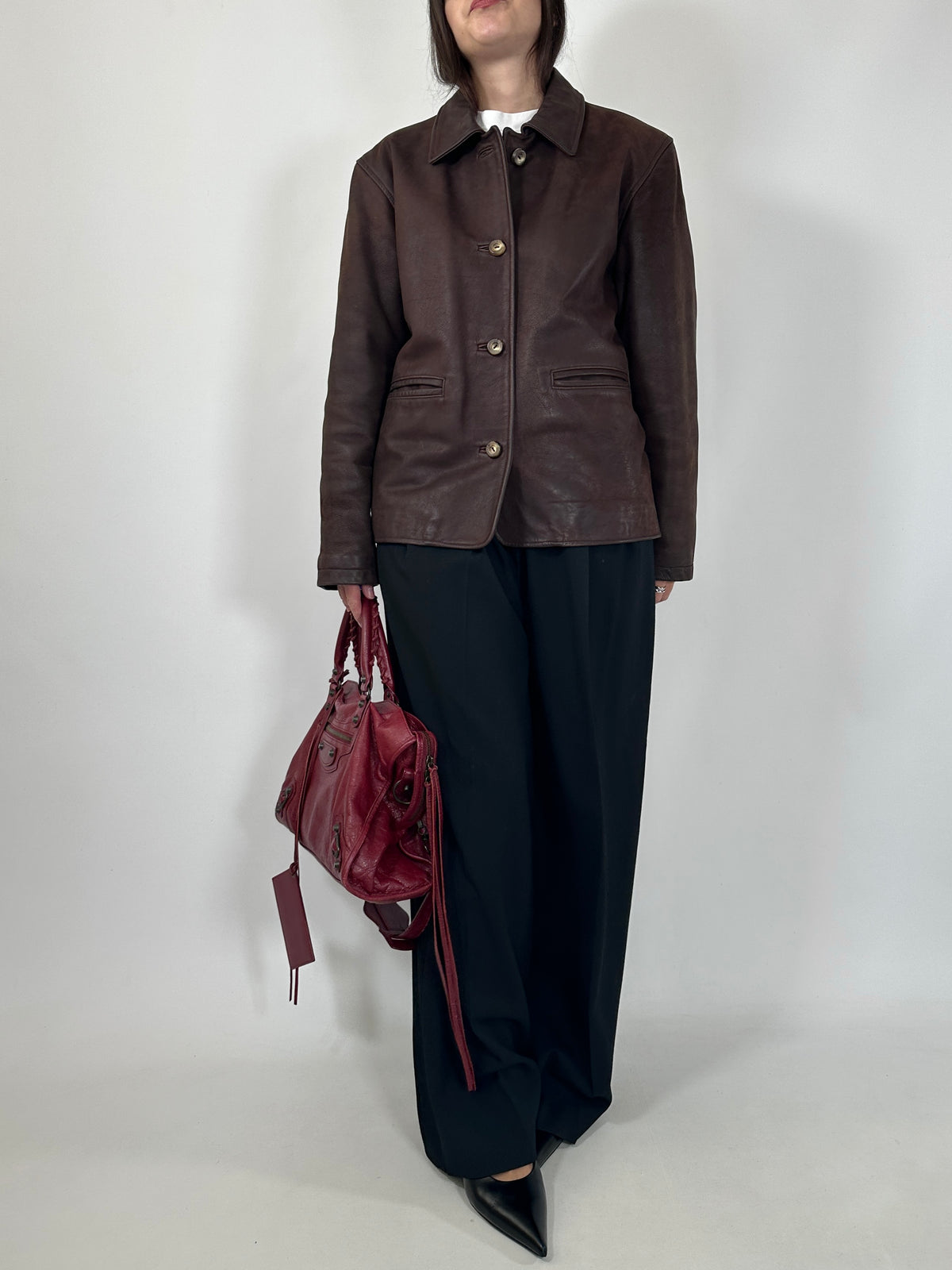 Bomboogie Nabuck Leather Jacket